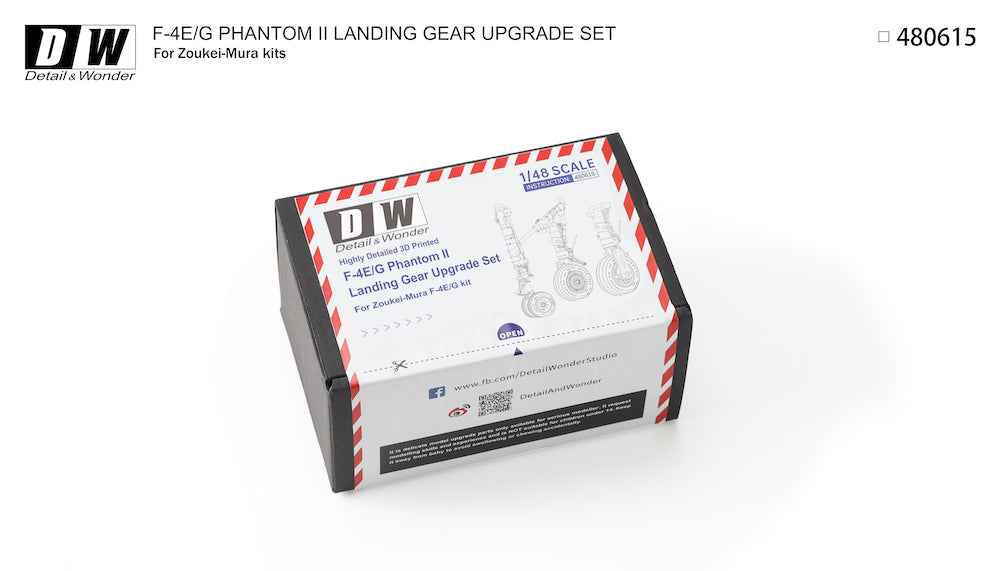 Detail & Wonder 480615 1:48 McDonnell F-4E/F-4F Phantom Undercarriage