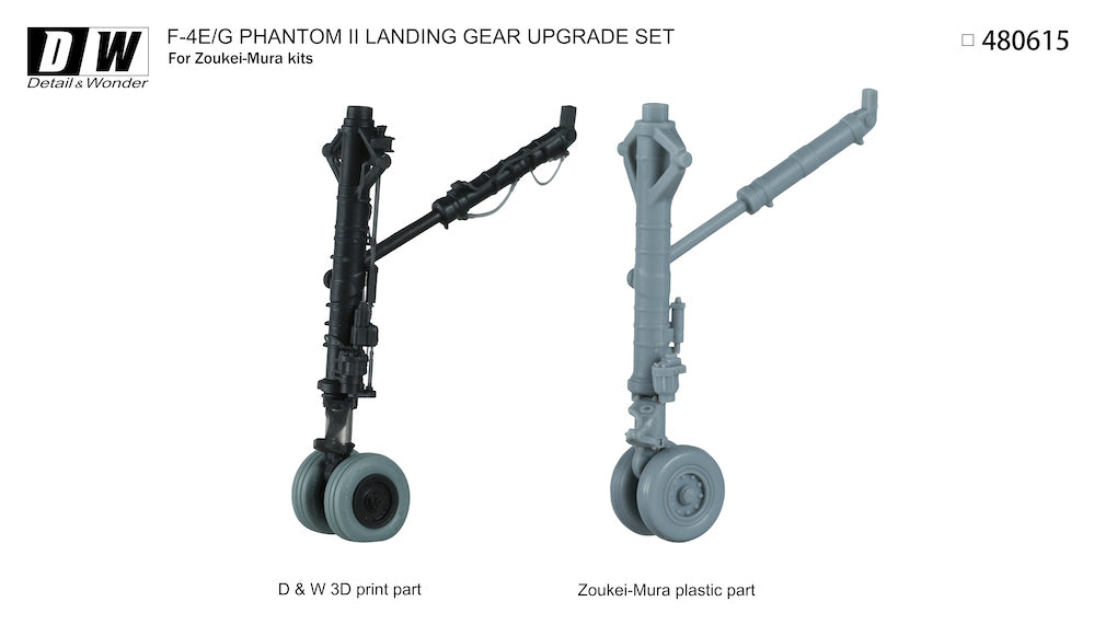 Detail & Wonder 480615 1:48 McDonnell F-4E/F-4F Phantom Undercarriage