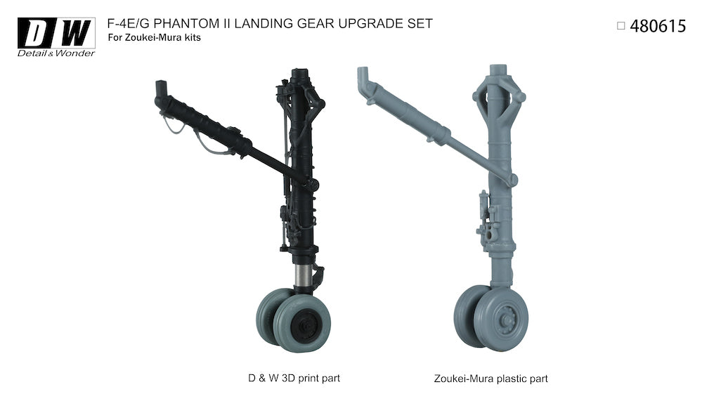 Detail & Wonder 480615 1:48 McDonnell F-4E/F-4F Phantom Undercarriage