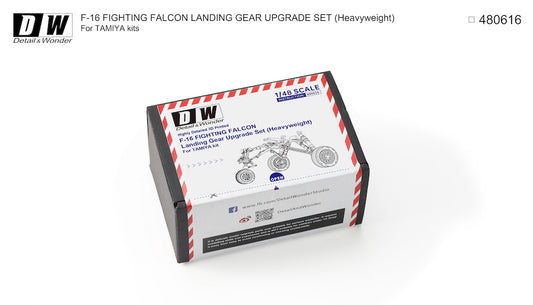 Detail & Wonder 480616 1:48 Lockheed-Martin F-16C/F-16CJ Landing Gear (Heavyweight)