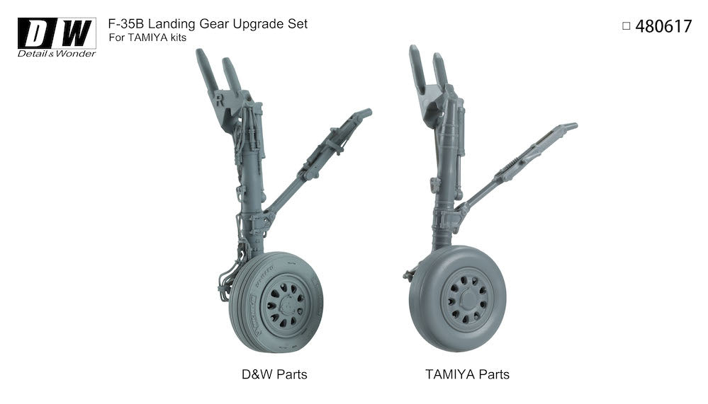 Detail & Wonder 480617 1:48 Lockheed-Martin F-35B Lightning II Landing Gear