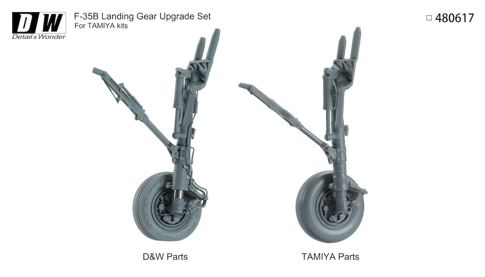 Detail & Wonder 480617 1:48 Lockheed-Martin F-35B Lightning II Landing Gear