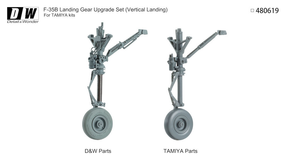 Detail & Wonder 480619 1:48 Lockheed-Martin F-35B Lightning II Landing Gear Vertical Landing