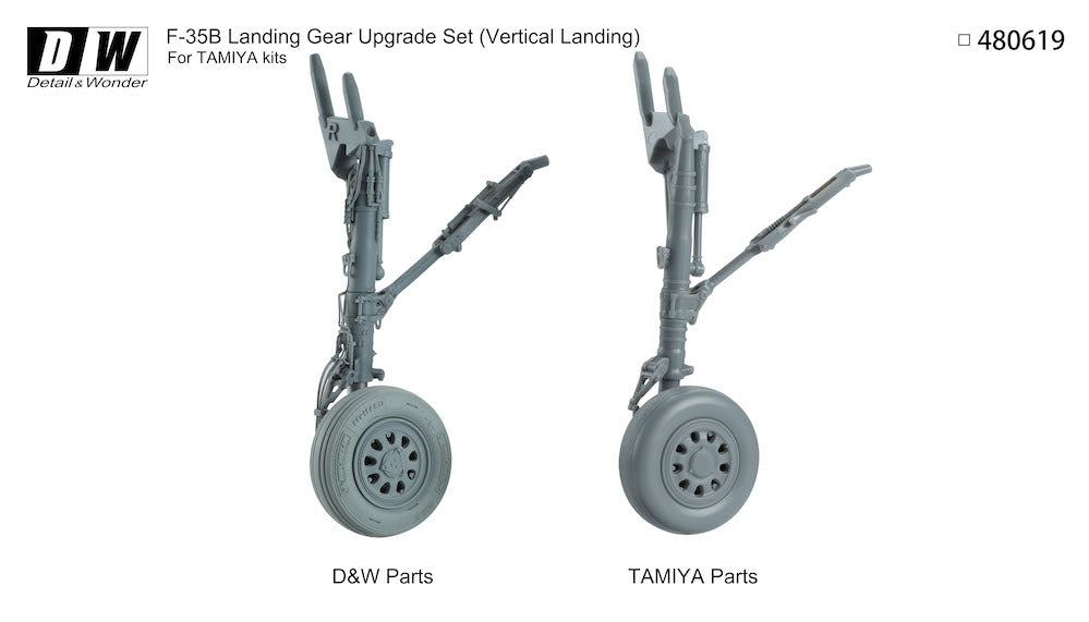 Detail & Wonder 480619 1:48 Lockheed-Martin F-35B Lightning II Landing Gear Vertical Landing