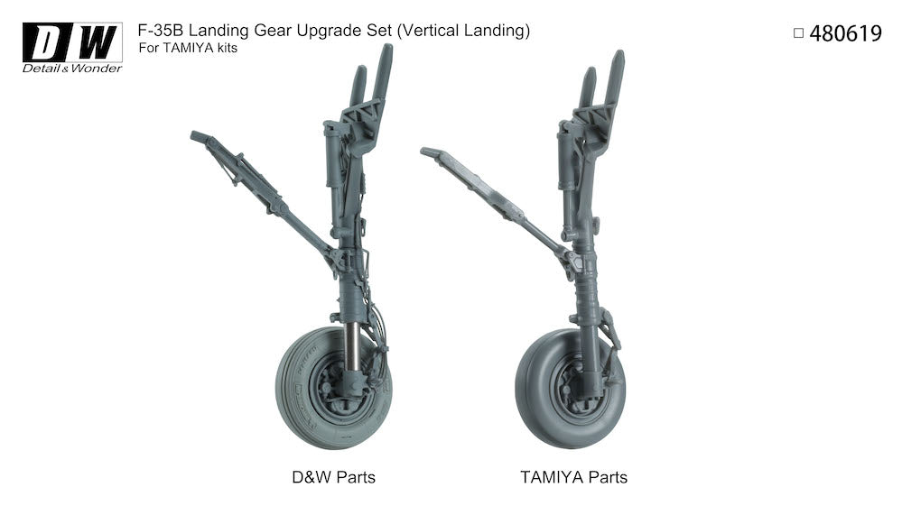 Detail & Wonder 480619 1:48 Lockheed-Martin F-35B Lightning II Landing Gear Vertical Landing