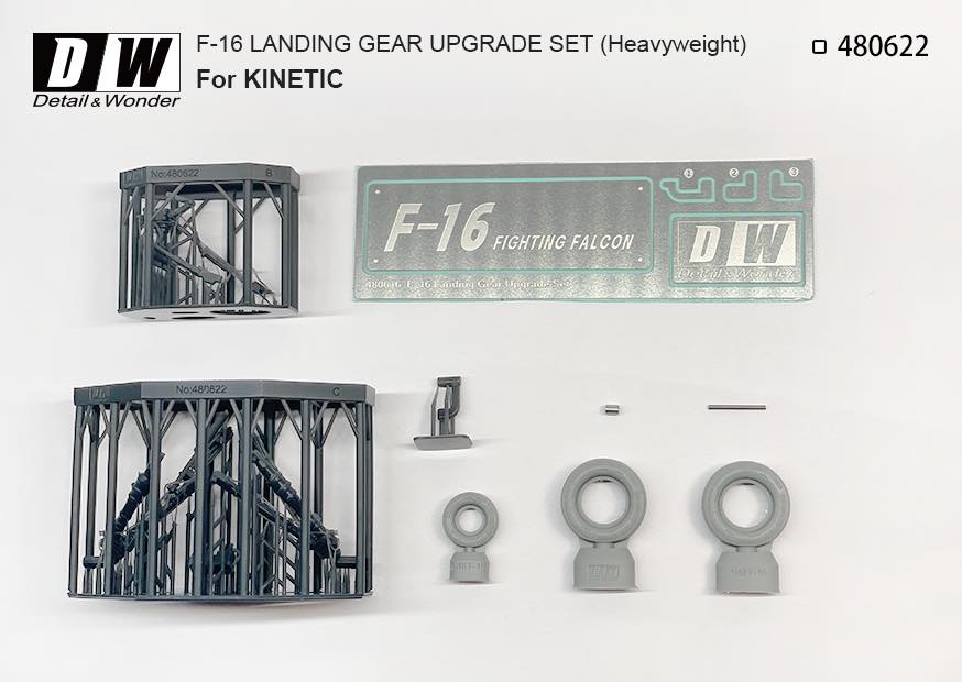 Detail & Wonder 480622 1:48 F-16 Landing Gear Upgrade Kit