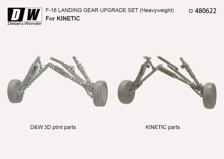 Detail & Wonder 480622 1:48 F-16 Landing Gear Upgrade Kit