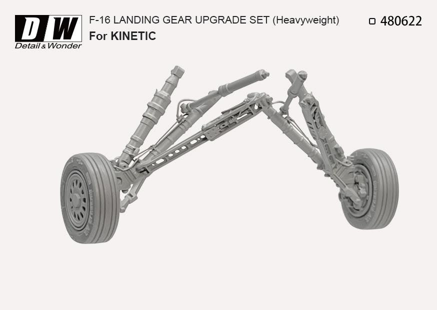 Detail & Wonder 480622 1:48 F-16 Landing Gear Upgrade Kit