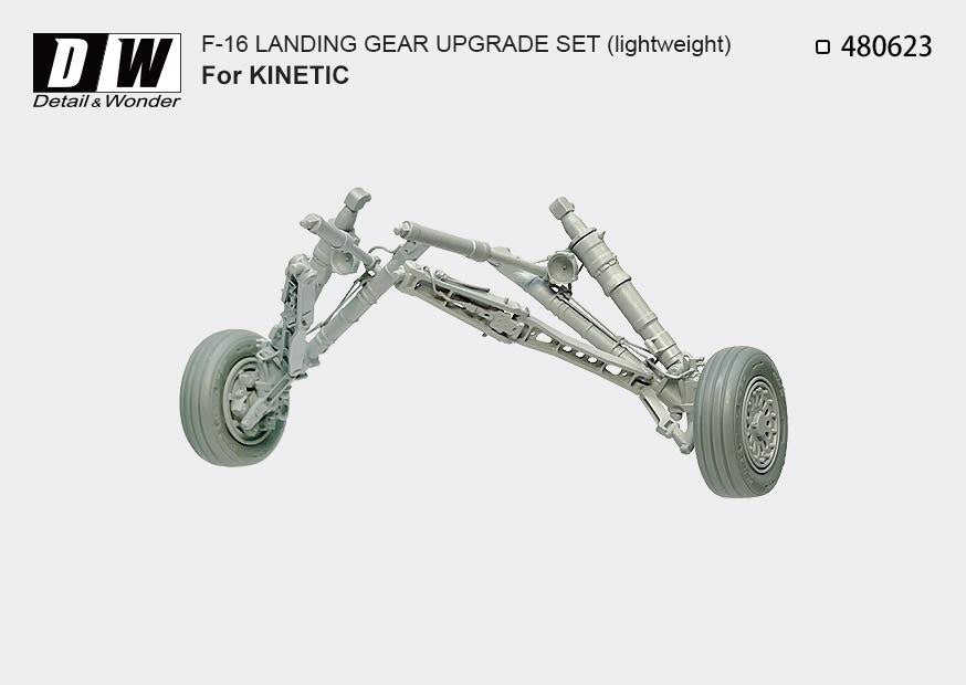 Detail & Wonder 480623 1:48 F-16 lightweight landing gear, tailor-made