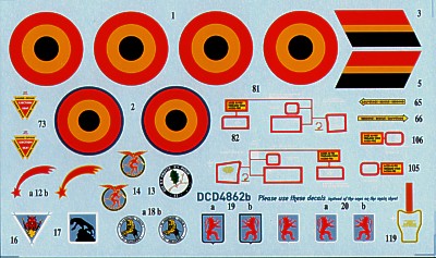 Daco Products DCD4862 1:48 Republic F-84F Thunderstreak and Republic RF-84F Thunderflash
