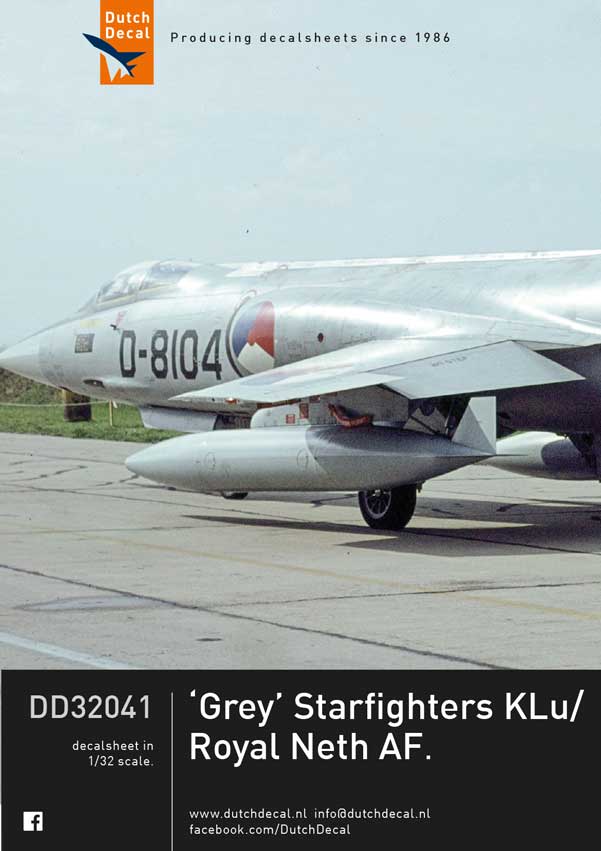 Dutch Decal DD32041 1:32 General-Dynamics F-16A/B KLu full colour Squadron markings