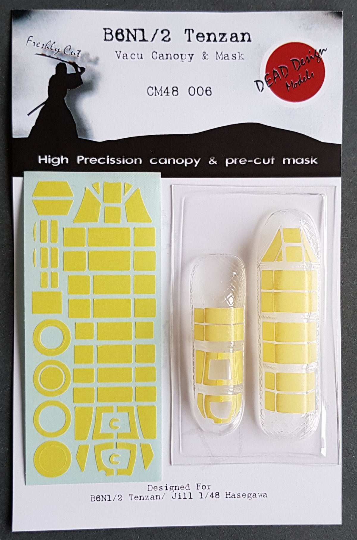 Dead Design Models CM48006 1:48 Nakajima B6N1/B6N2 Tenzan Vacform Canopy & Mask