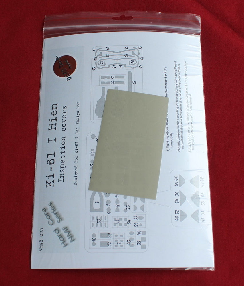 Dead Design Models HC48002 1:48 Kawasaki Ki-61 Tei Hien Inspection Covers NMF