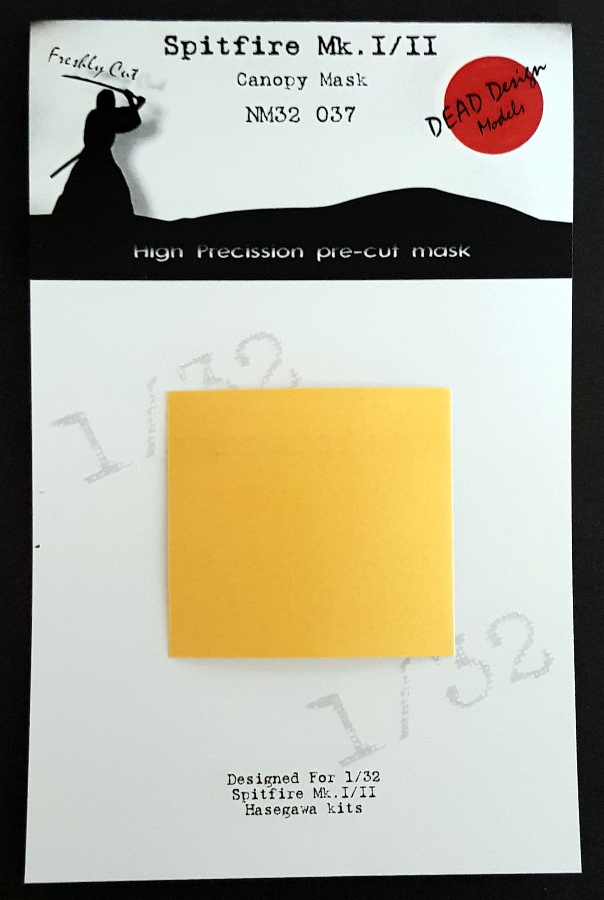 Dead Design Models NM32037 1:32 Supermarine Spitfire Mk.I/Mk.II canopy mask