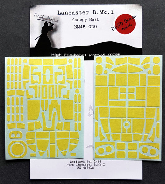Dead Design Models NM48020 1:48 Avro Lancaster B Mk.I canopy mask