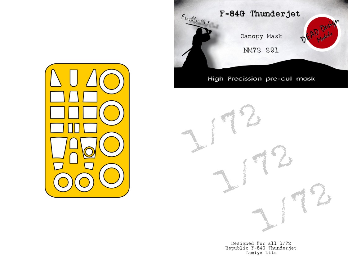 Dead Design Models NM72291 1:72 Republic F-84G Thunderjet