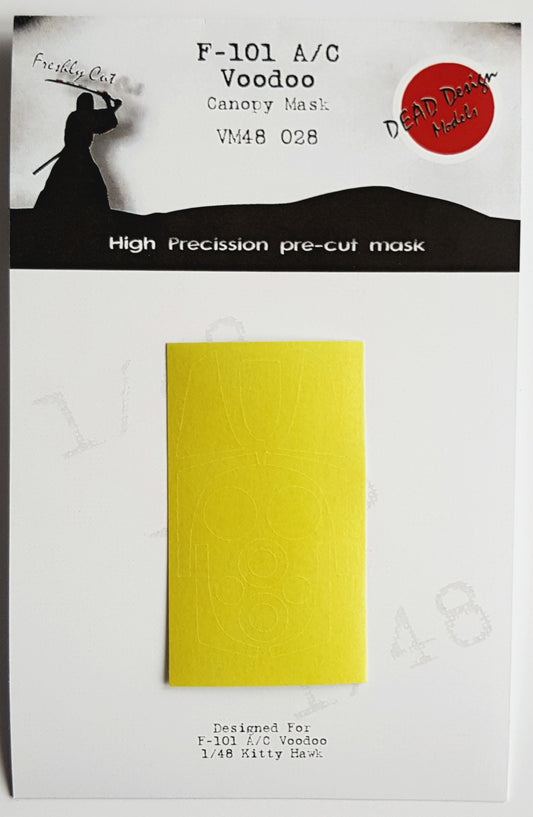 Dead Design Models VM48028 1:48 McDonnell F-101A/C Voodoo canopy paint frame mask
