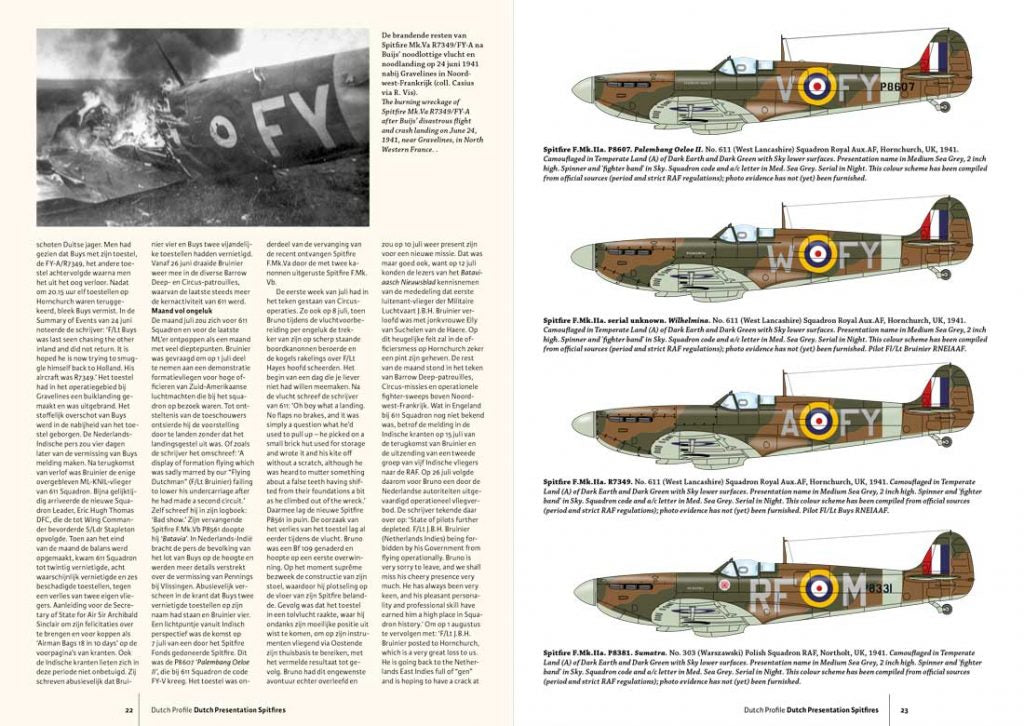 Dutch Profile 42 - Dutch Presentation Spitfires