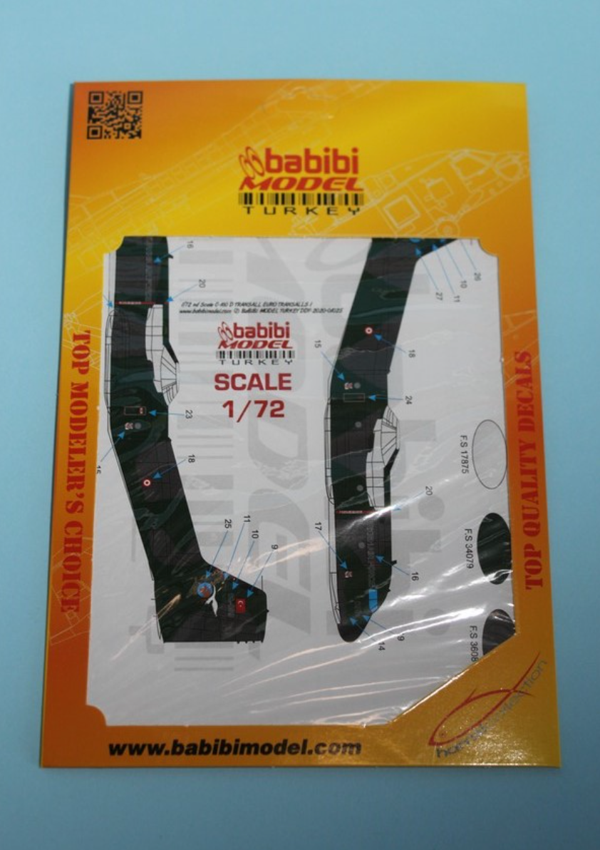 Babibi Models DDT-01025 1:72 C-160 D Transall Scheme-1