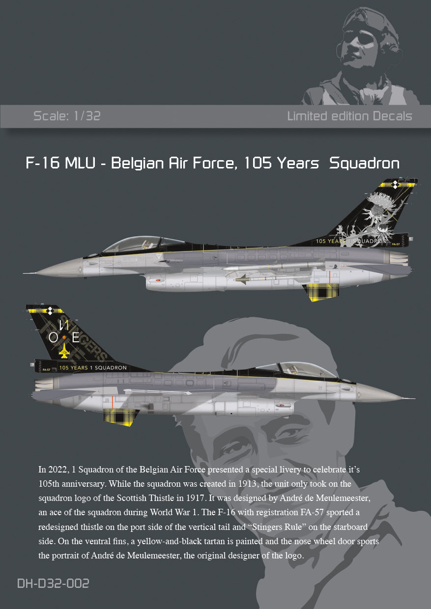 Duke Hawkins DH-D32-002 1:32 Lockheed-Martin F-16MLU