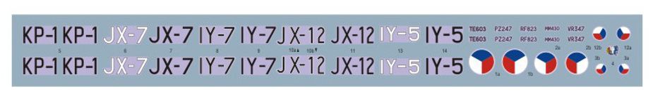 DK Decals 144002 1:144 B-36 (de Havilland Mosquito FB.VI) 'CzAF Post-war Service'