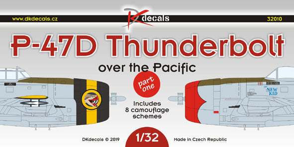 DK Decals 32010 1:32 Republic P-47D Thunderbolt over the Pacific, Pt.1