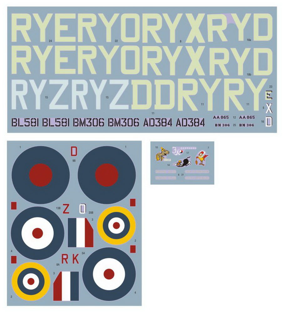 DK Decals 32015 1:32 Supermarine Spitfire Mk.VB of No.313 (Czechoslovak) Sq