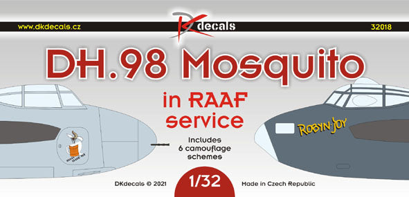 DK Decals 32018 1:32 de Havilland DH.98 Mosquito in RAAF service
