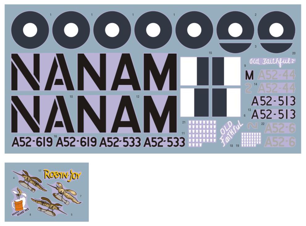 DK Decals 32018 1:32 de Havilland DH.98 Mosquito in RAAF service