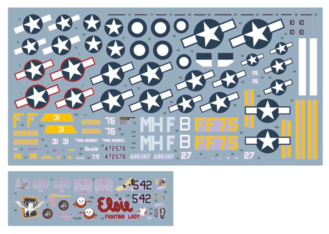 DK Decals 72131 1:72 Pacific Fighters, Pt.4