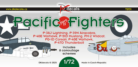 DK Decals 72131 1:72 Pacific Fighters, Pt.4