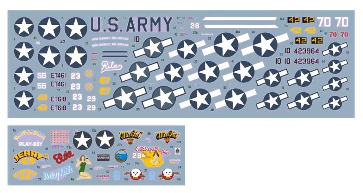 DK Decals 72134 1:72 49th FG, Pt.2