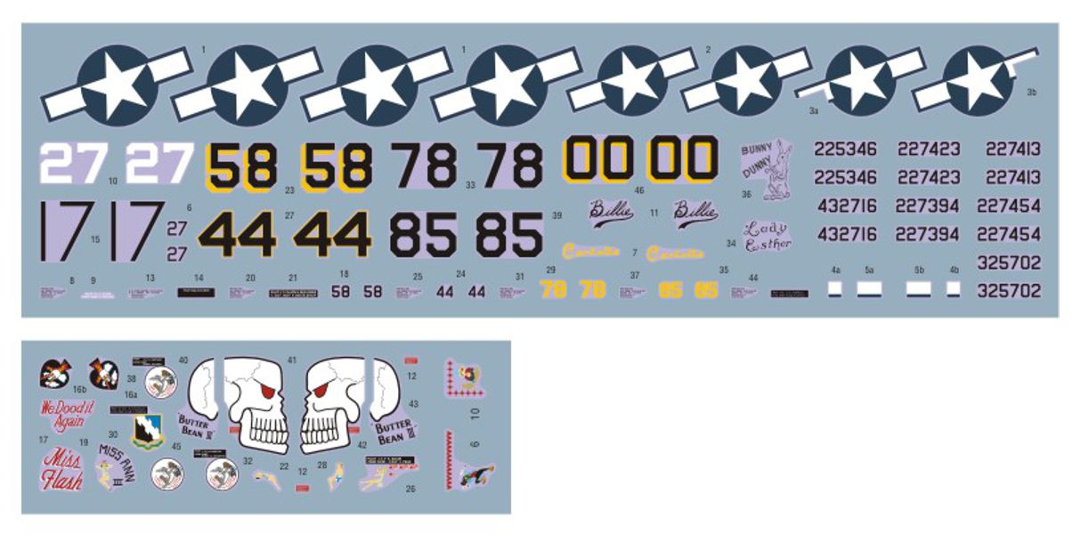 DK Decals 72135 1:72 Republic P-47D of 80th FG Burma 1944-45