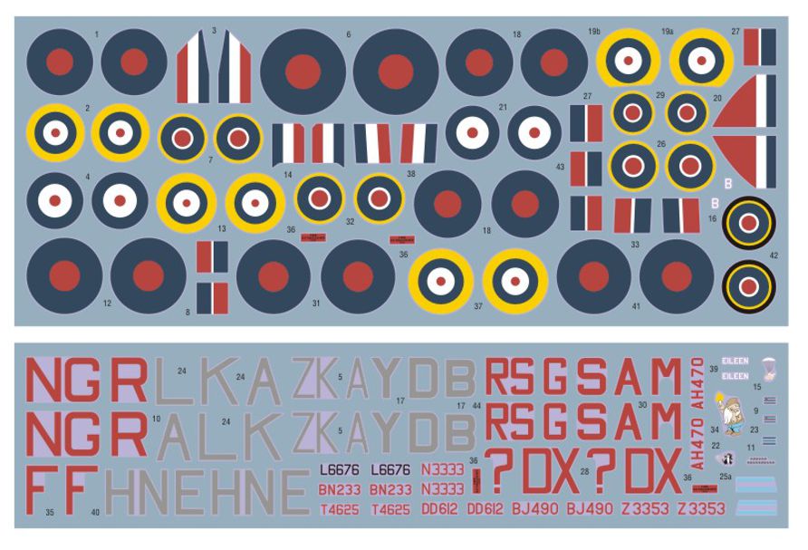 DK Decals 72137 1:72 RAF Night Fighters