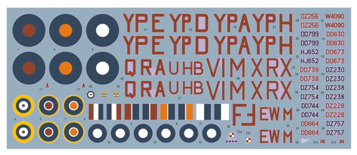 DK Decals 72145 1:72 de Havilland Mosquito F/NF.II Night Intruders