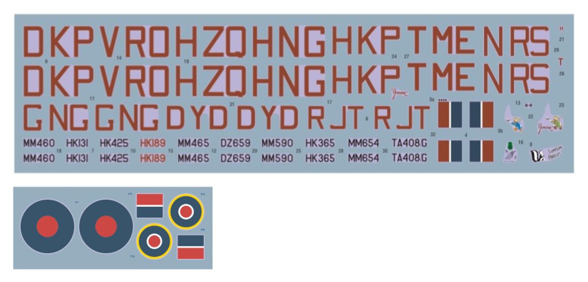 DK Decals 72146 1:72 de Havilland Mosquito NF.XII/XIII/XVII/XIX Night Fighters