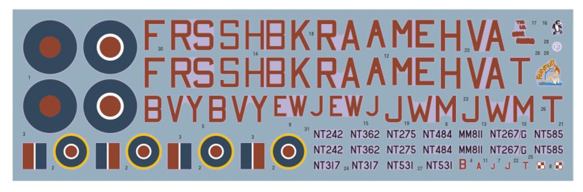 DK Decals 72147 1:72 de Havilland Mosquito NF.30