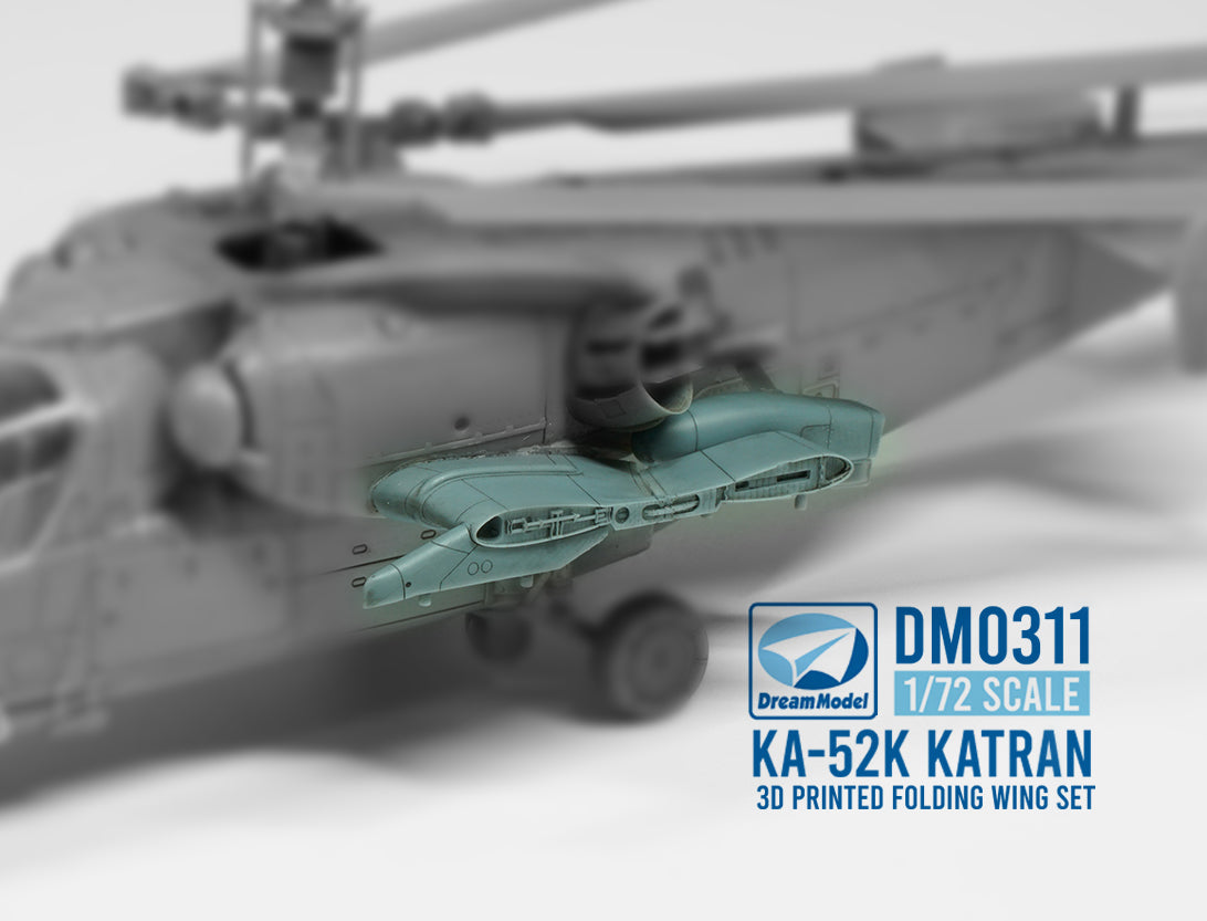 Dream Model DM0311 1:72 Kamov Ka-52k 3D PRINTED FOLDING WING SET