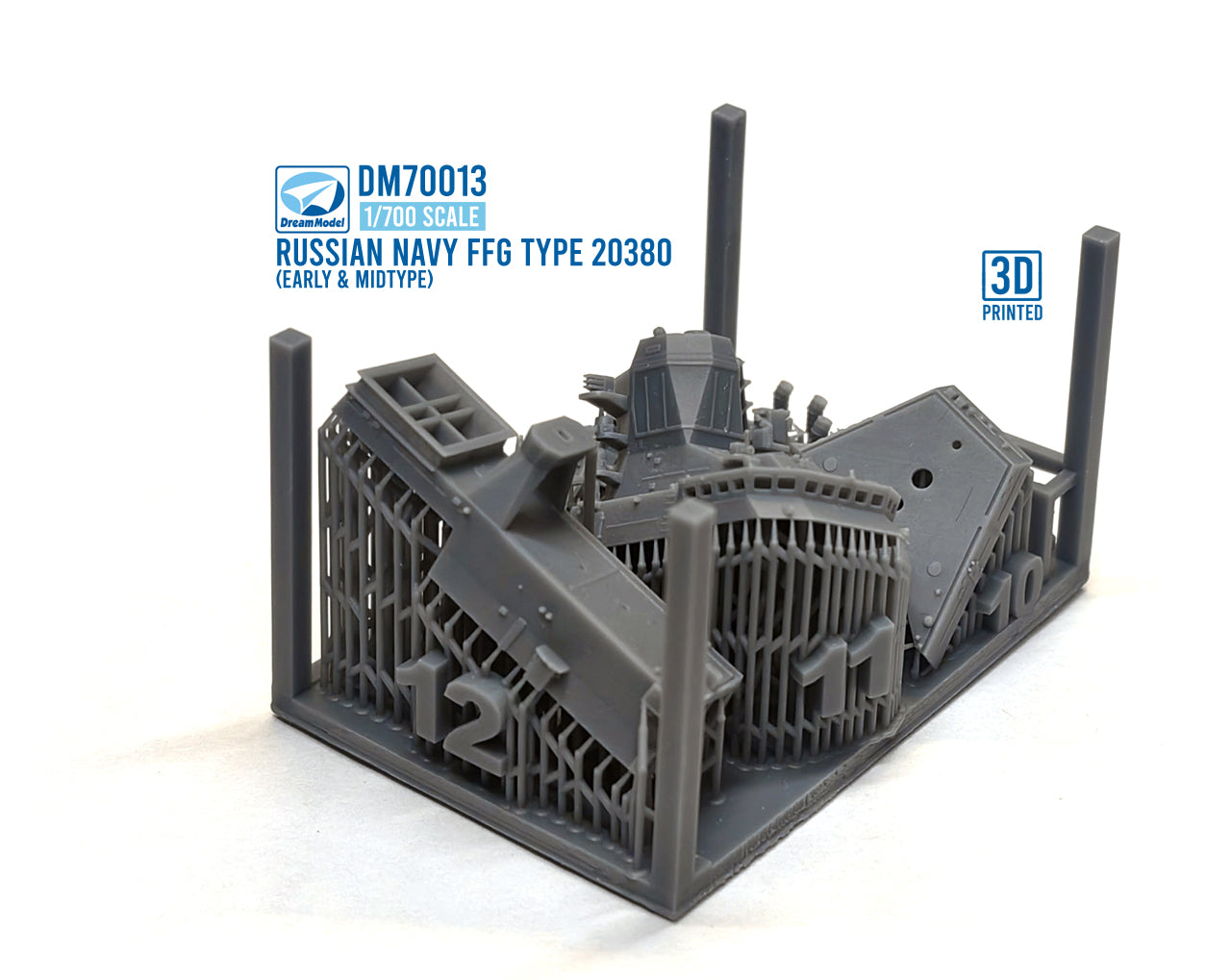 Dream Model DM70013 1:700 Russian NAVY FFG Project 20380 Plastic model+3d print part+decal+PE