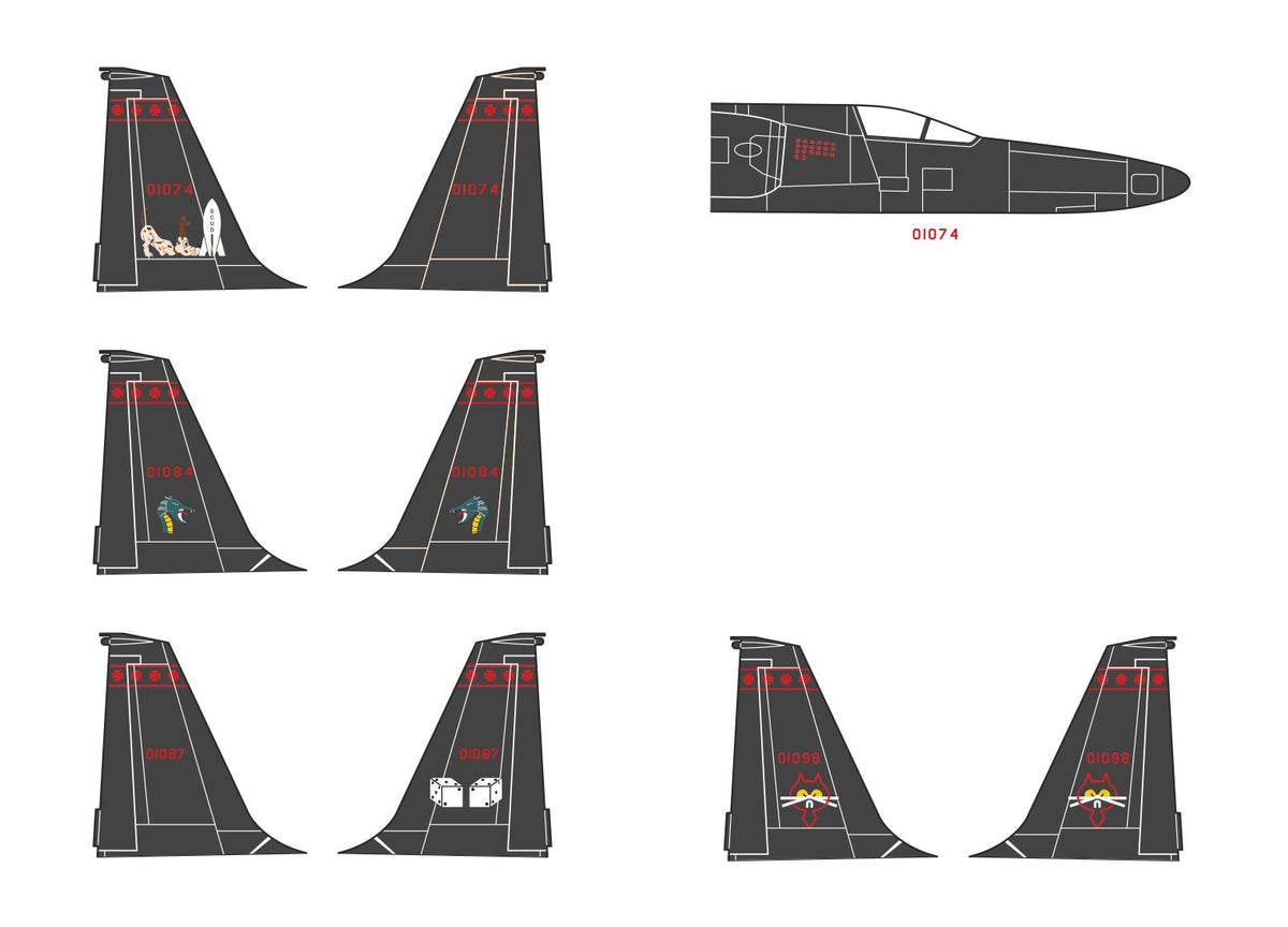 Mark I Decals DMF14408 1:144 Lockheed TR-1 Tail Art	Decals