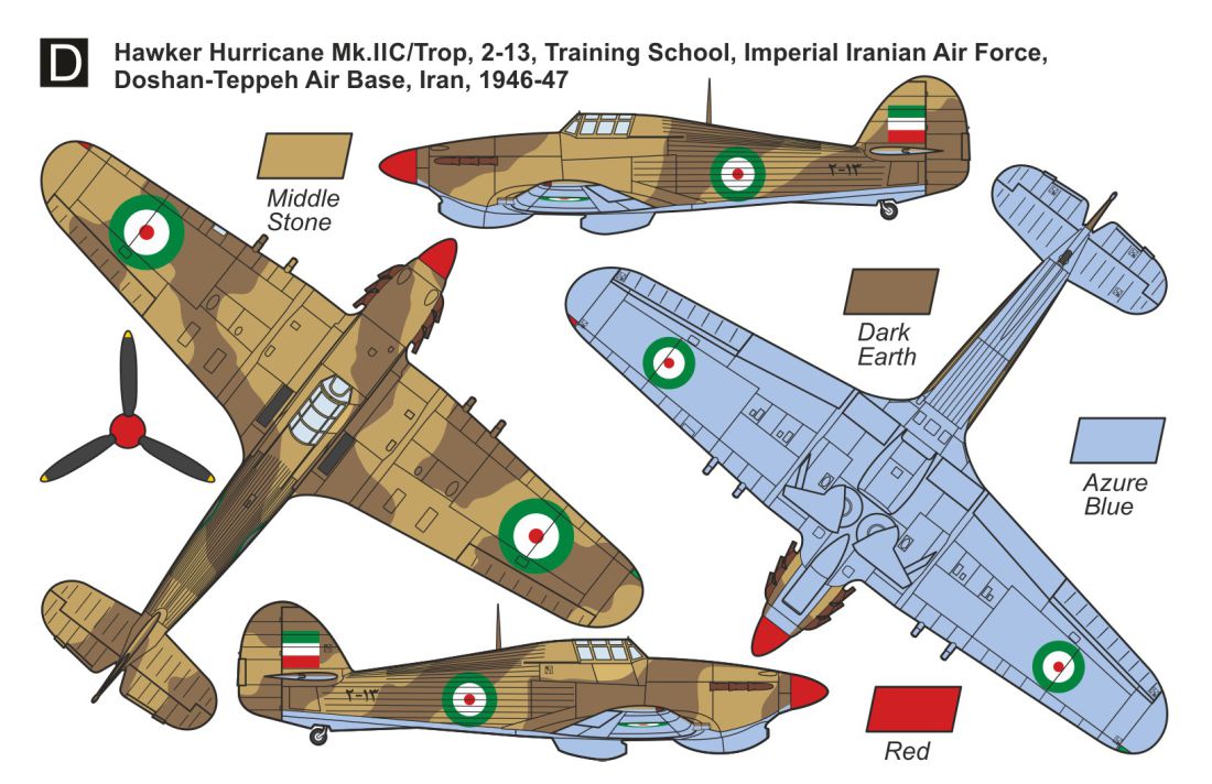 Mark I Decals DMF14419 1:144 Unarmed Hawker Hurricanes