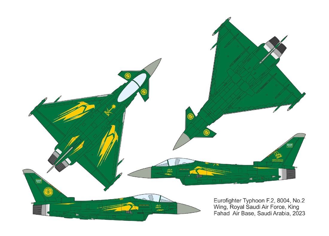 Mark I Decals DMF14433 1:144 Middle East Eurofighter Typhoons