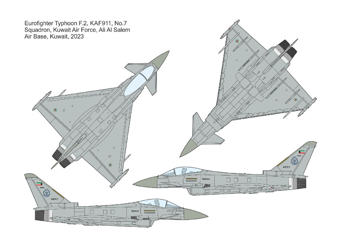 Mark I Decals DMF14433 1:144 Middle East Eurofighter Typhoons