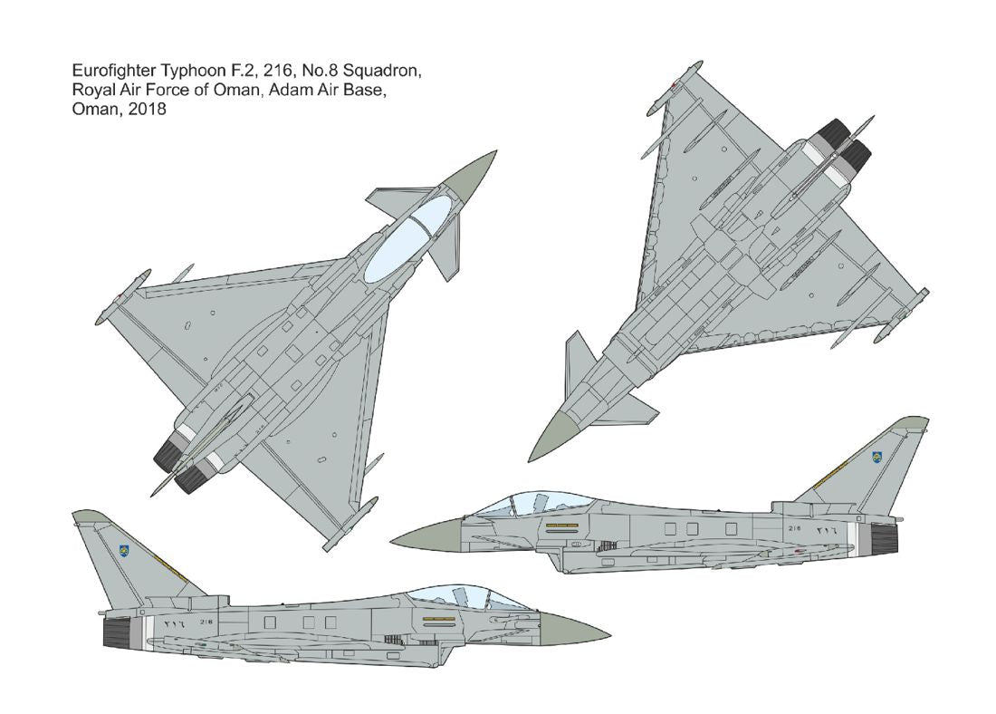 Mark I Decals DMF14433 1:144 Middle East Eurofighter Typhoons