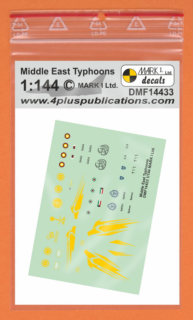 Mark I Decals DMF14433 1:144 Middle East Eurofighter Typhoons