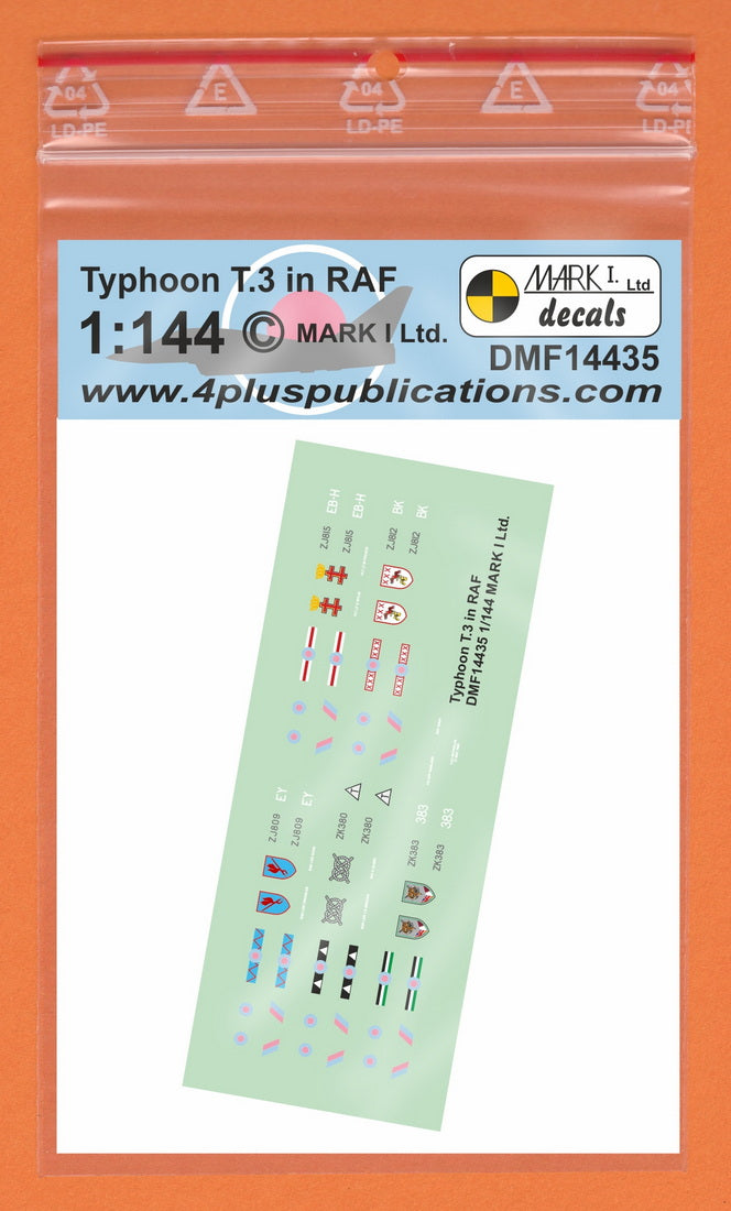 Mark I Decals DMF14435 1:144 Typhoon T.3 in RAF