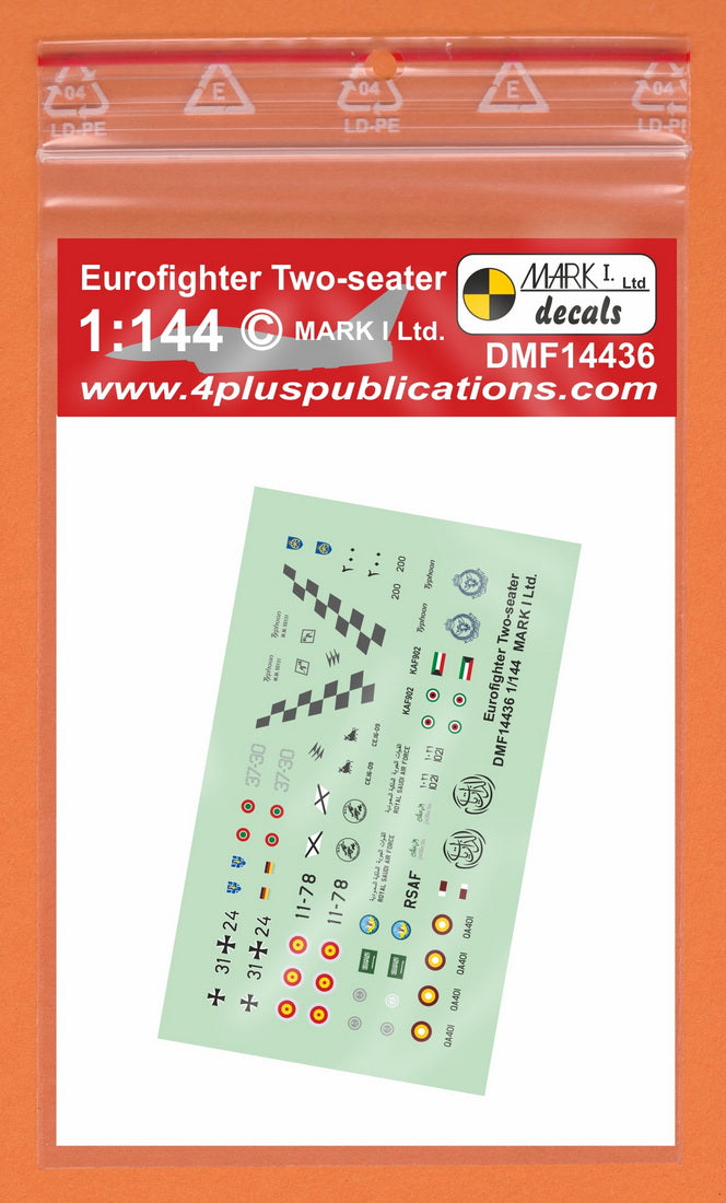 Mark I Decals DMF14436 1:144 Eurofighter Two-seater