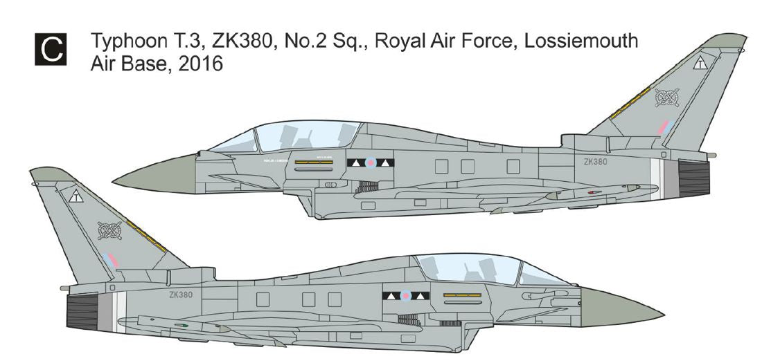 Mark I Decals DMF7207 1:72 Typhoon T.3 in RAF