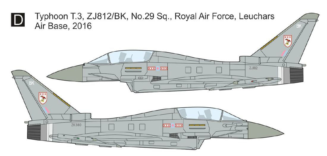 Mark I Decals DMF7207 1:72 Typhoon T.3 in RAF