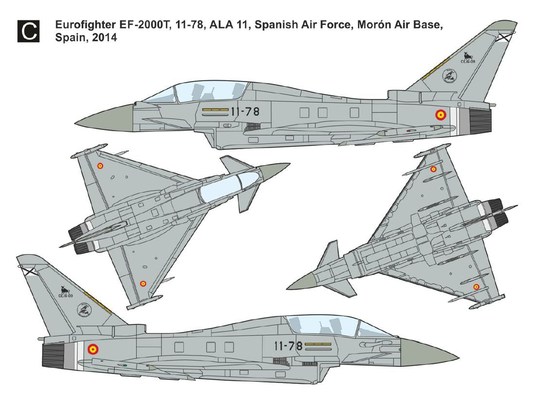 Mark I Decals DMF7208 1:72 Eurofighter Two-seater